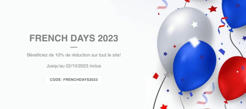 10% de réduction - French days 2023 - Mémorisette