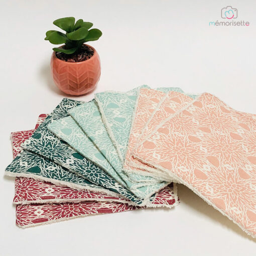 Grandes lingettes multi-usages lavables - Mosaïque – Image 3