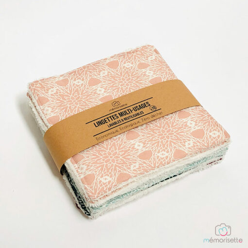 Grandes lingettes multi-usages lavables - Mosaïque – Image 4