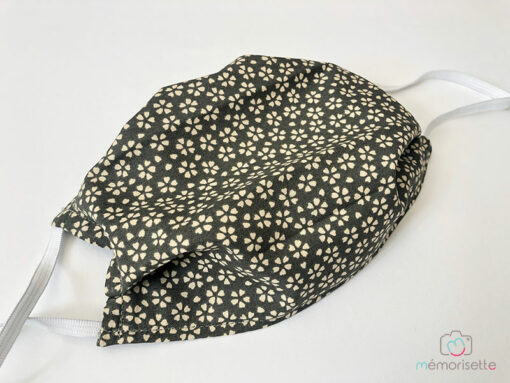Masque barrière Afnor en tissu lavable pour adulte – Liberty kaki