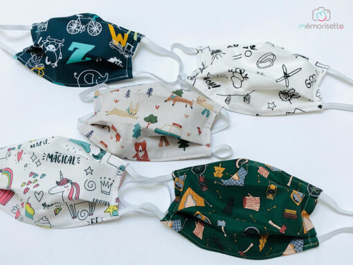 Masque barrière Afnor en tissu lavable pour adulte/enfant – Image 11