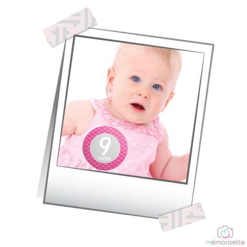 Lot de 14 stickers fille "Ma 1ère année" - Petite mercière – Image 2
