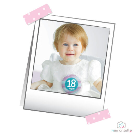 Lot de 14 stickers fille "Ma 2ème année" - Petite mercière – Image 2