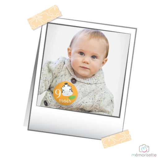 Lot de 14 stickers unisexe "Ma 1ère année" - Animaux – Image 2